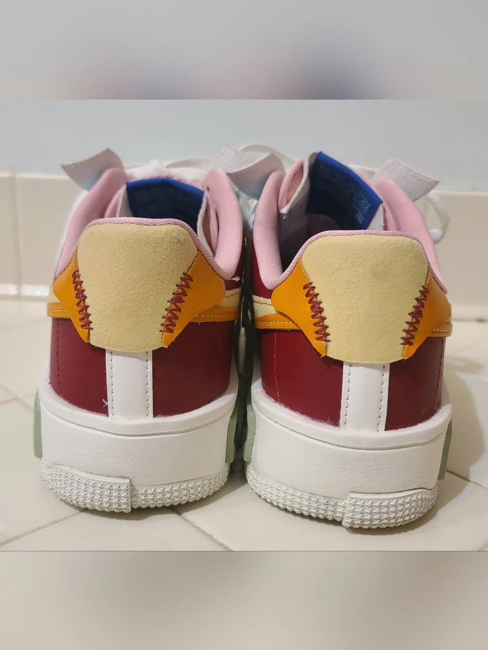 Nike Air Force 1 Fontanka Sail Multi Women's Size 9 - Picture 6 of 7